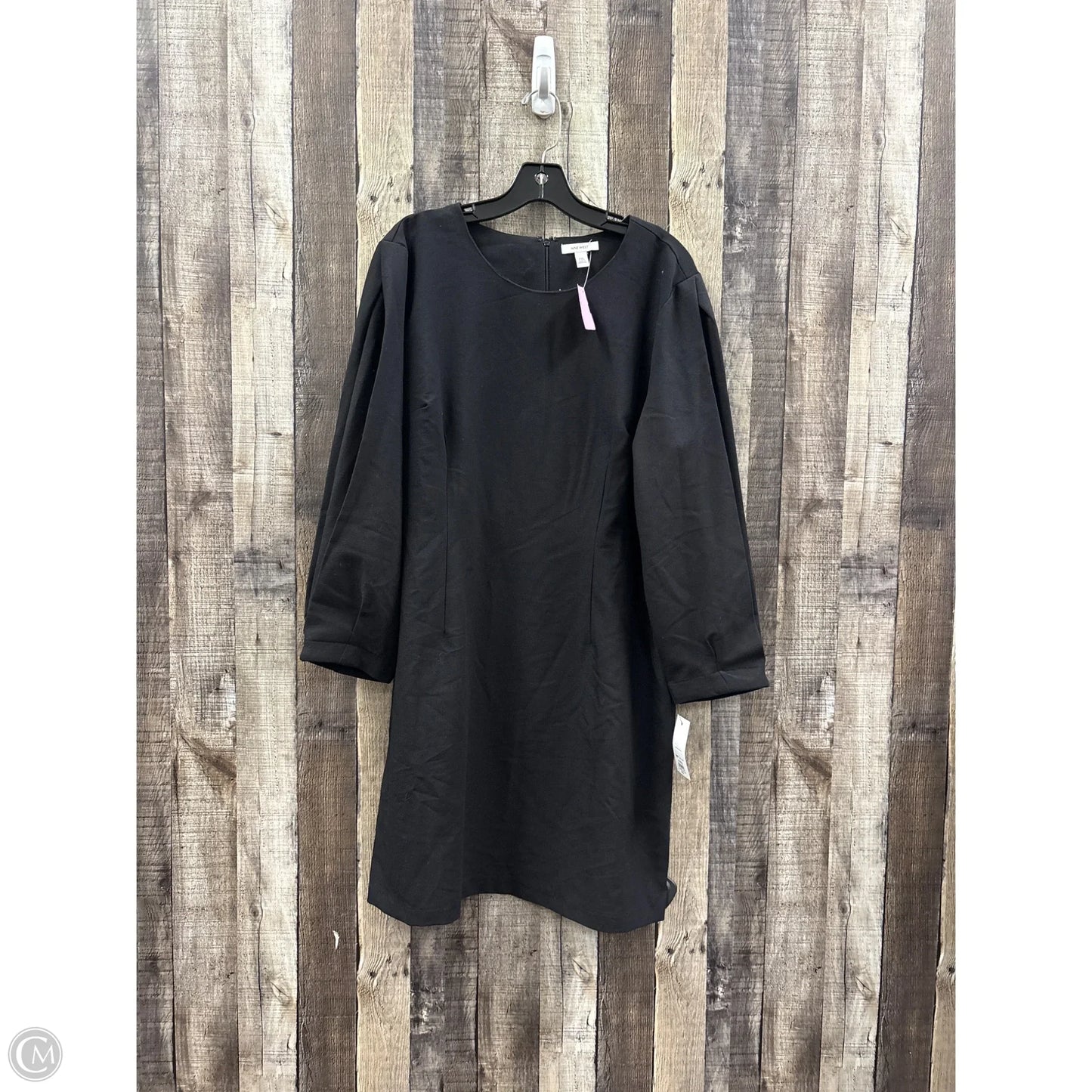 Dress Casual Midi By Nine West In Black, Size: Xxl