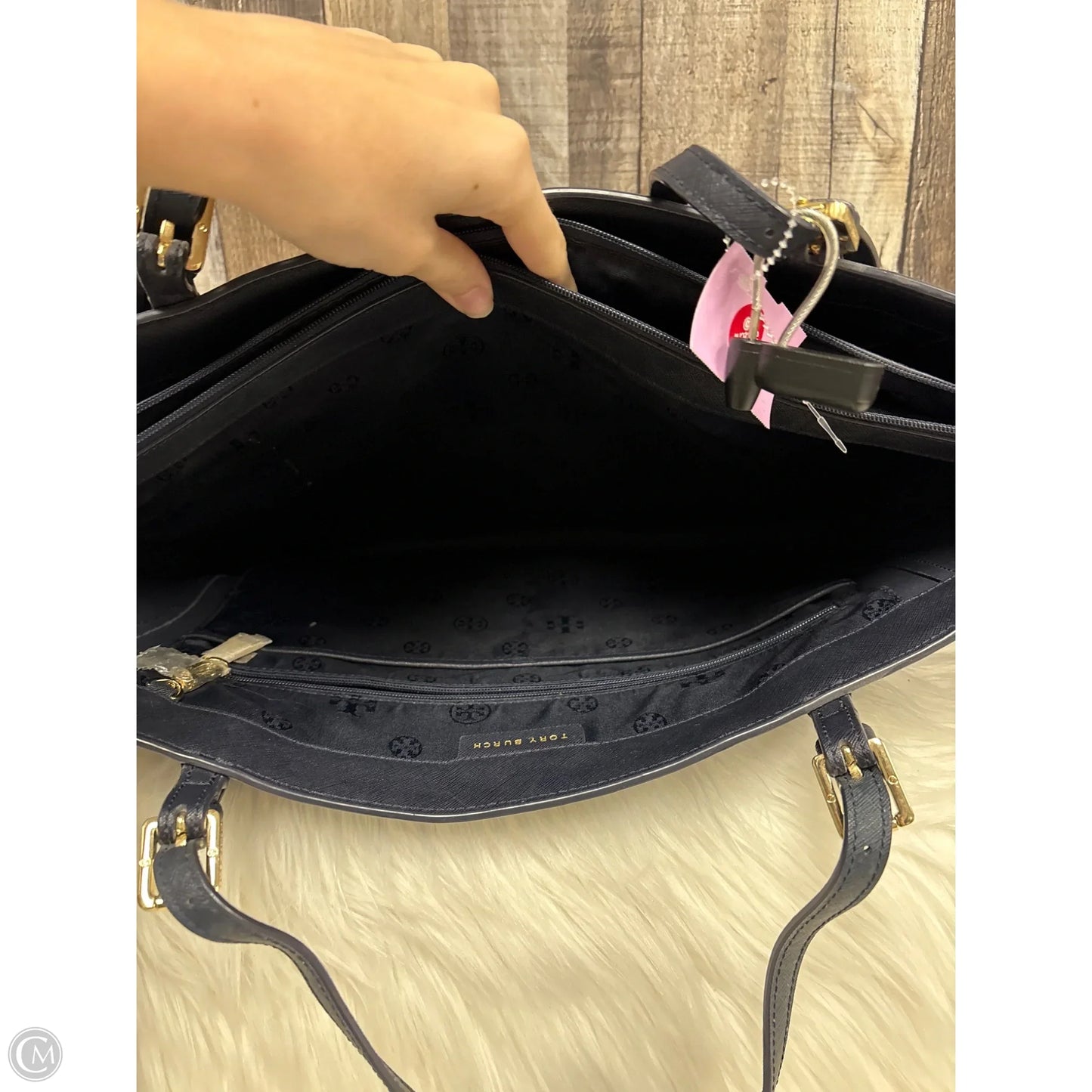 Handbag Designer By Tory Burch, Size: Large