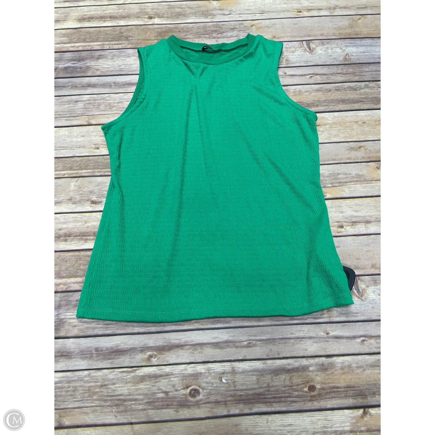 Top Sleeveless By Staccato In Green, Size: L