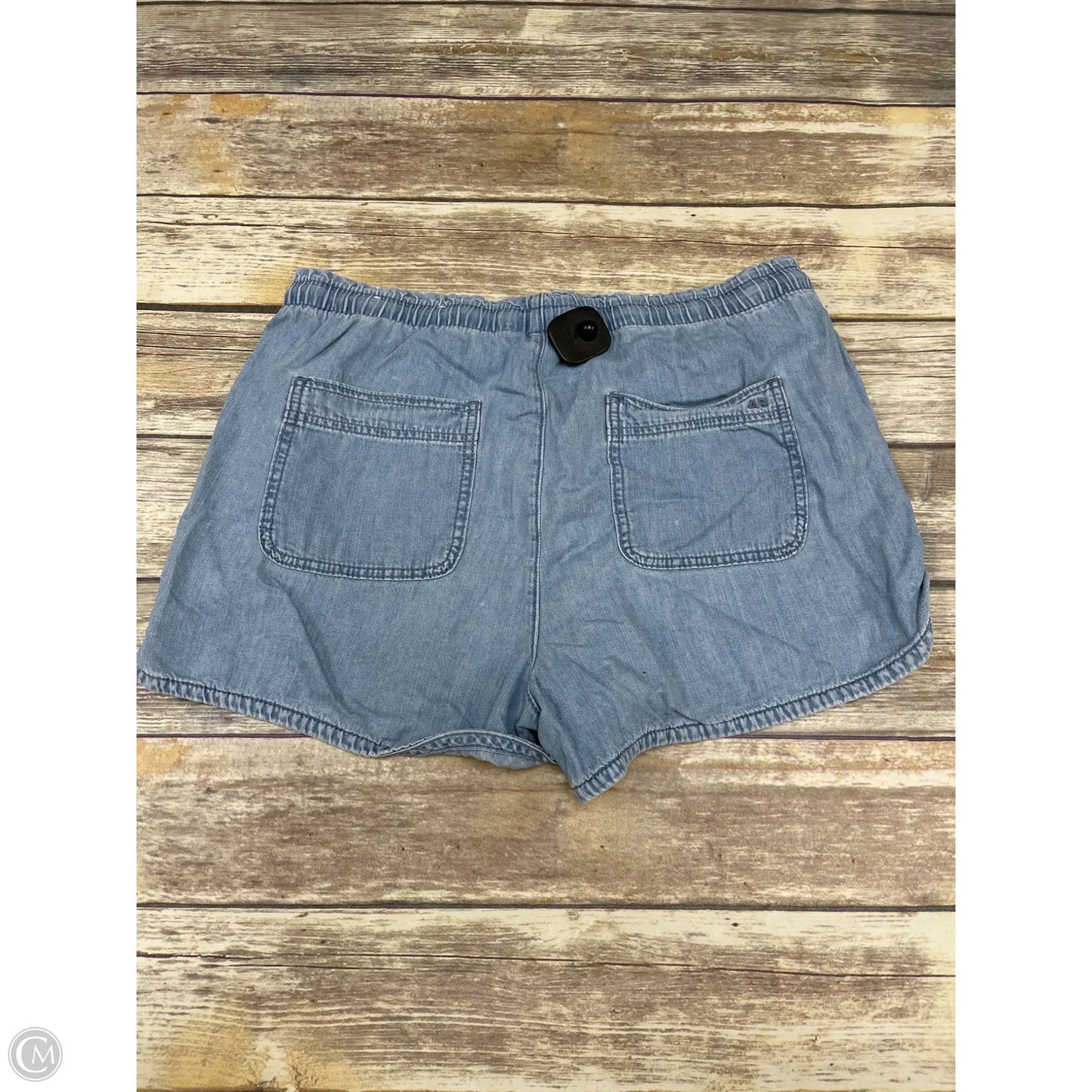 Shorts By American Eagle In Blue Denim, Size: L