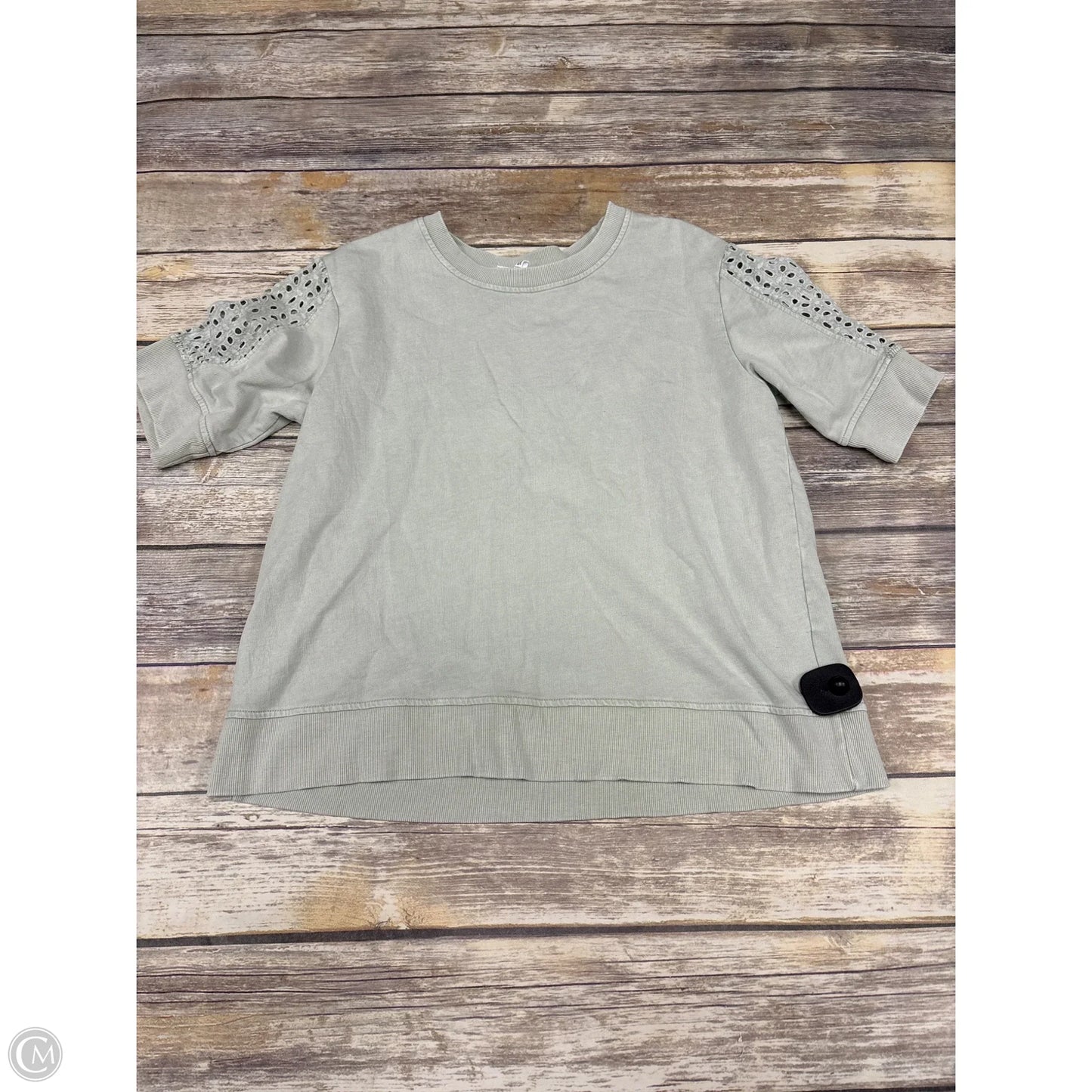 Top Short Sleeve By Jane And Delancey In Green, Size: M