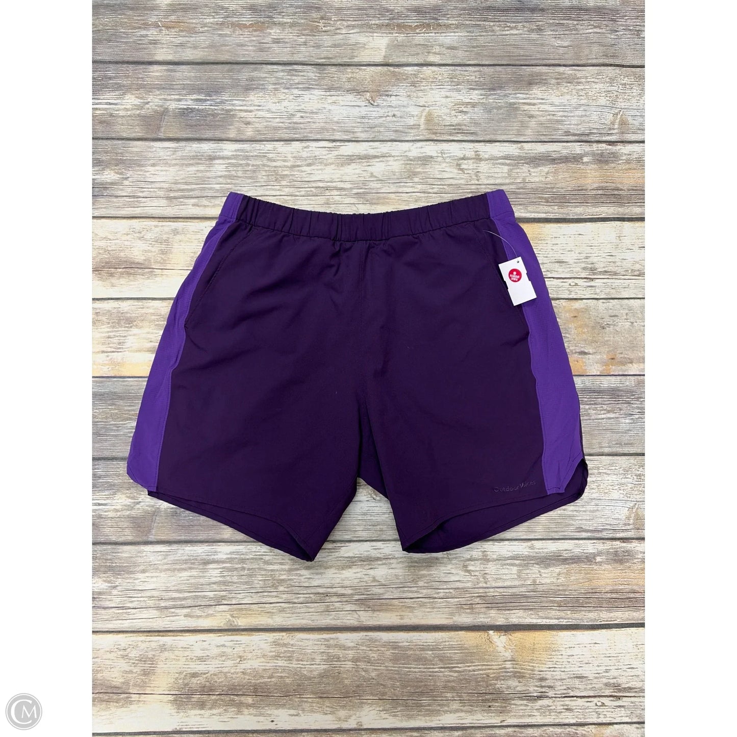 Athletic Shorts By Outdoor Voices In Purple, Size: L