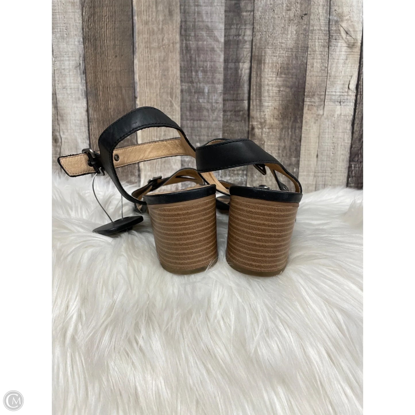 Sandals Heels Block By Cme In Black, Size: 11