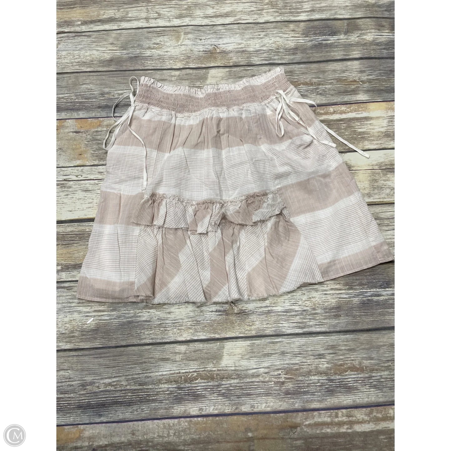 Skirt Midi By Banana Republic In Beige, Size: 2