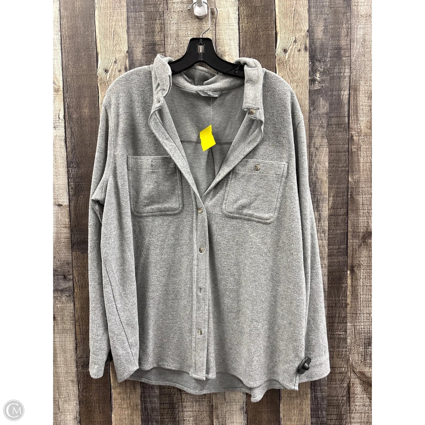 Jacket shirt By Cme In Grey, Size: Xxl