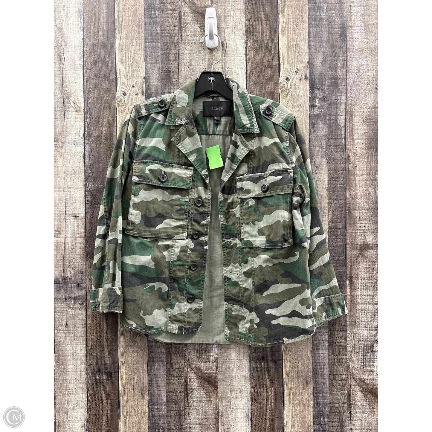 Jacket Utility By J. Crew In Green, Size: S