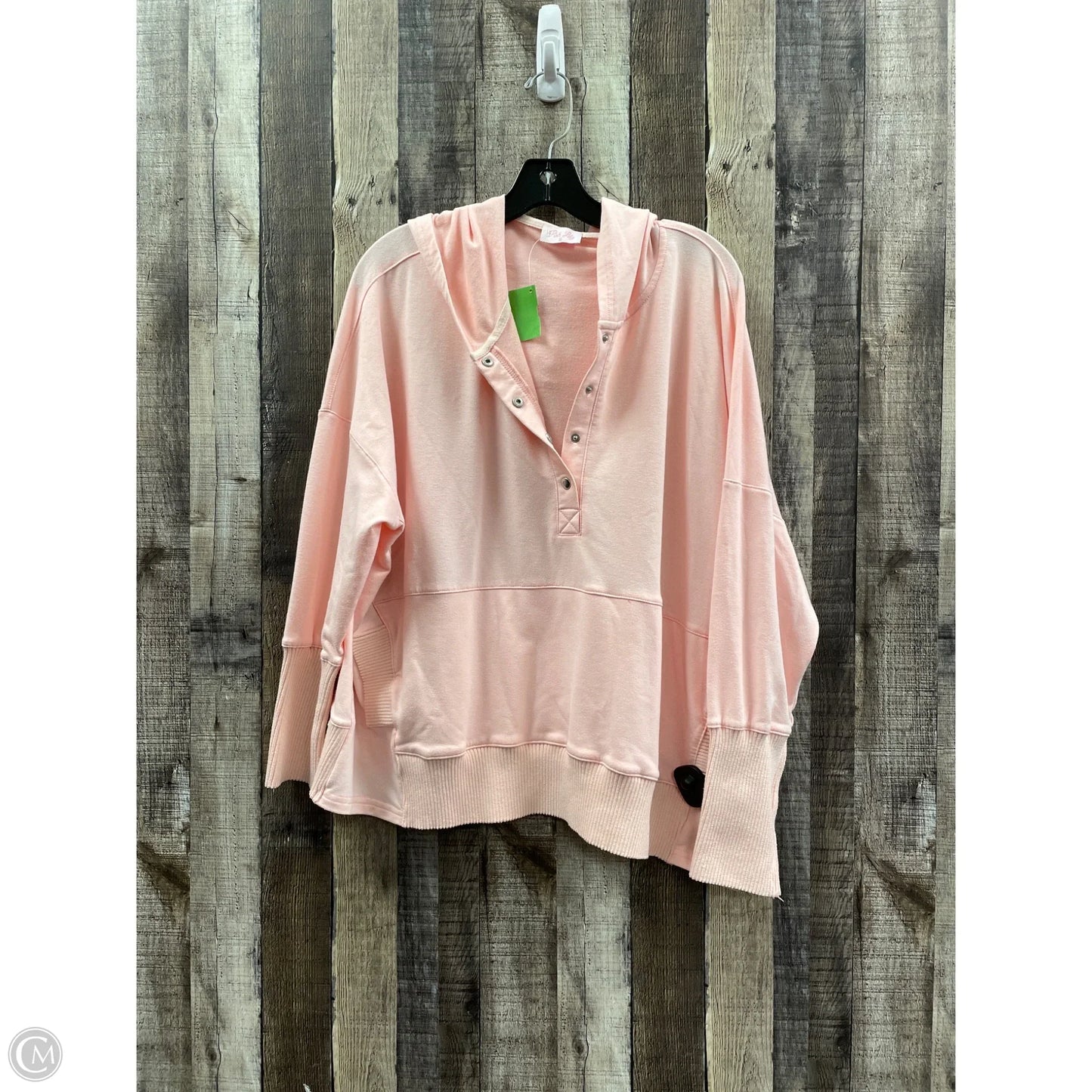 Sweatshirt Collar By Pink Lily In Pink, Size: M