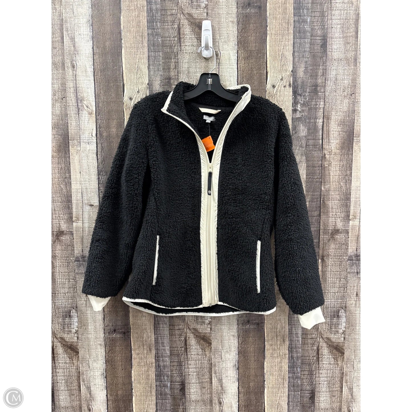Jacket Faux Fur & Sherpa By Talbots In Black, Size: Xs