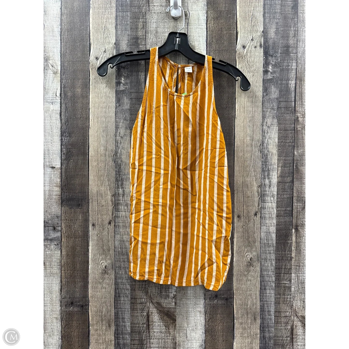 Top Sleeveless By Old Navy In Yellow, Size: S