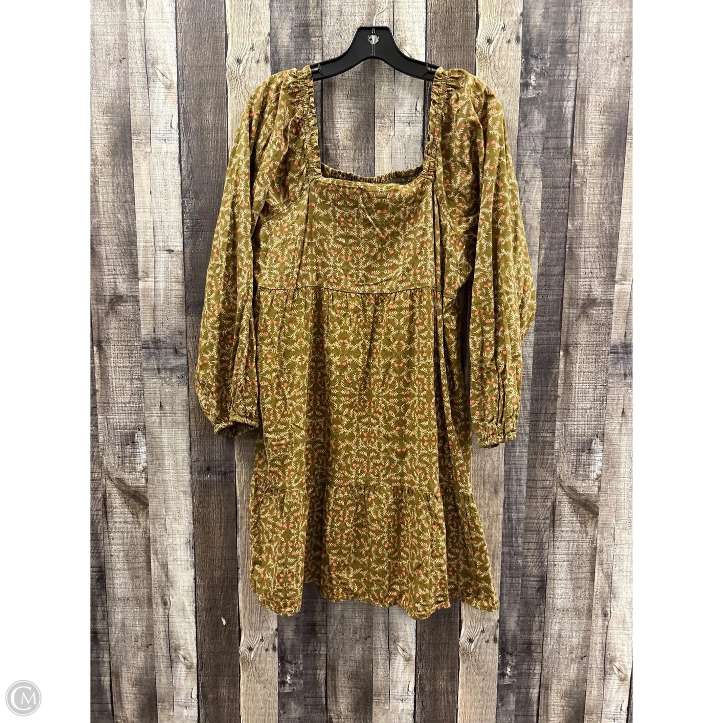 Dress Casual Midi By Universal Thread In Green, Size: Xl