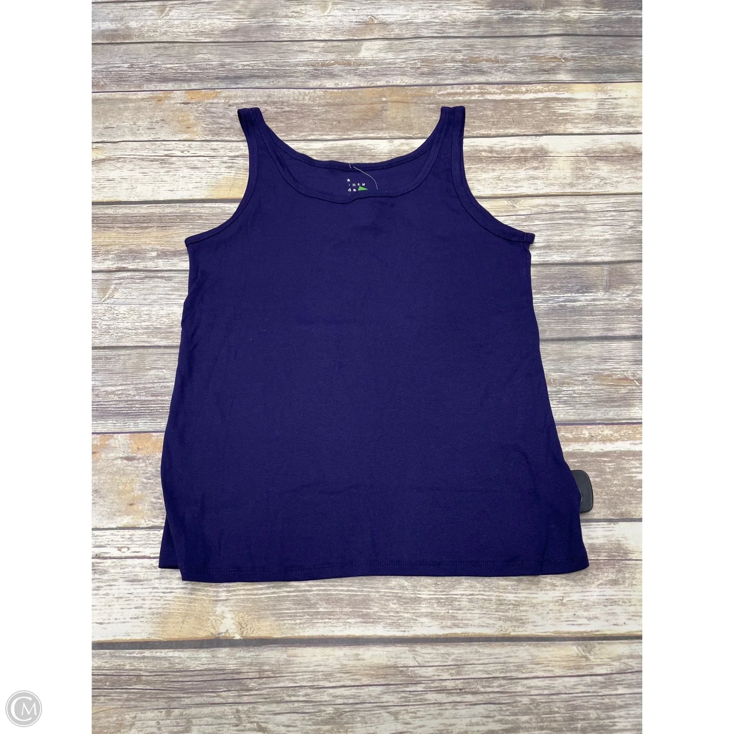Top Sleeveless Basic By A New Day In Purple, Size: Xl