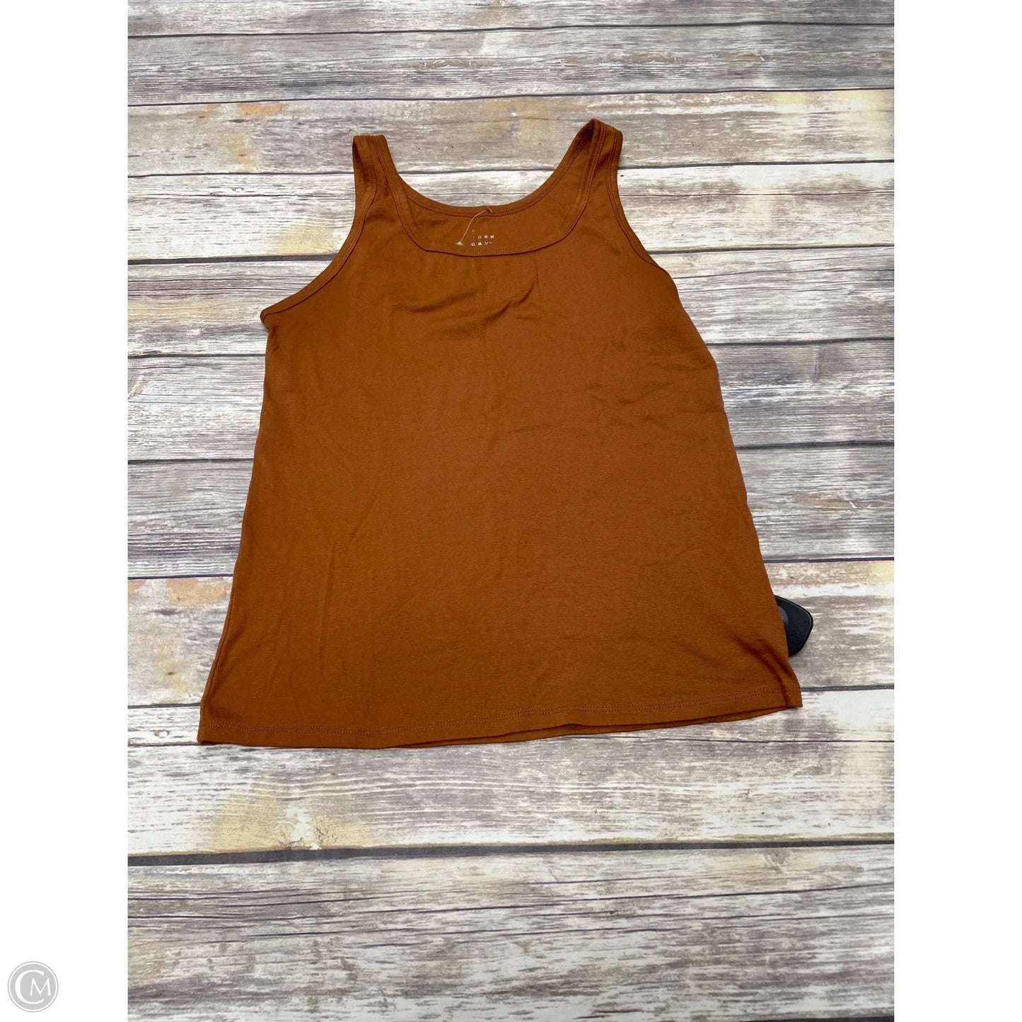 Top Sleeveless Basic By A New Day In Tan, Size: Xl