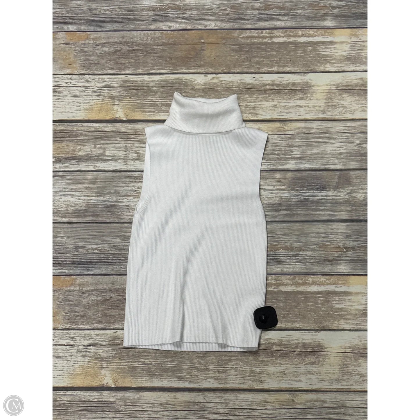 Top Sleeveless By Zara In White, Size: S
