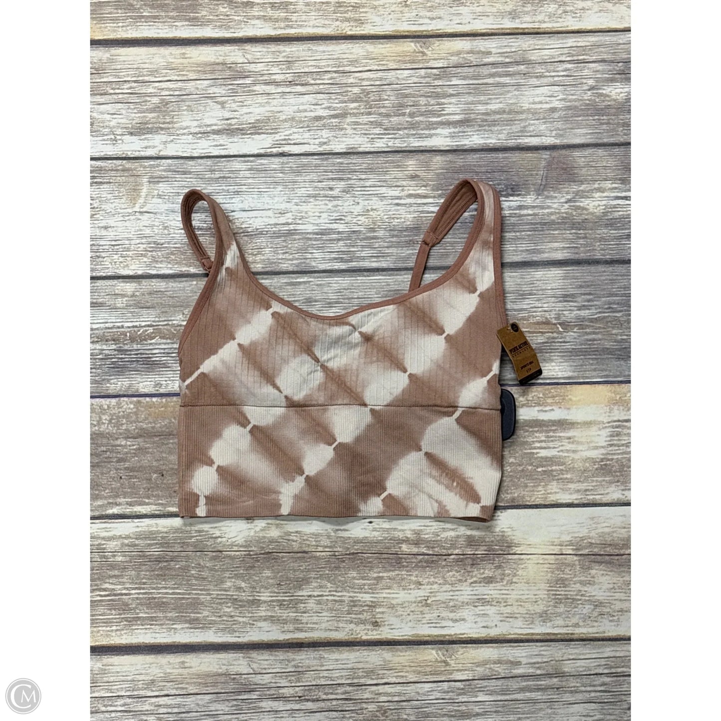 Athletic Bra By Pink In Brown, Size: S
