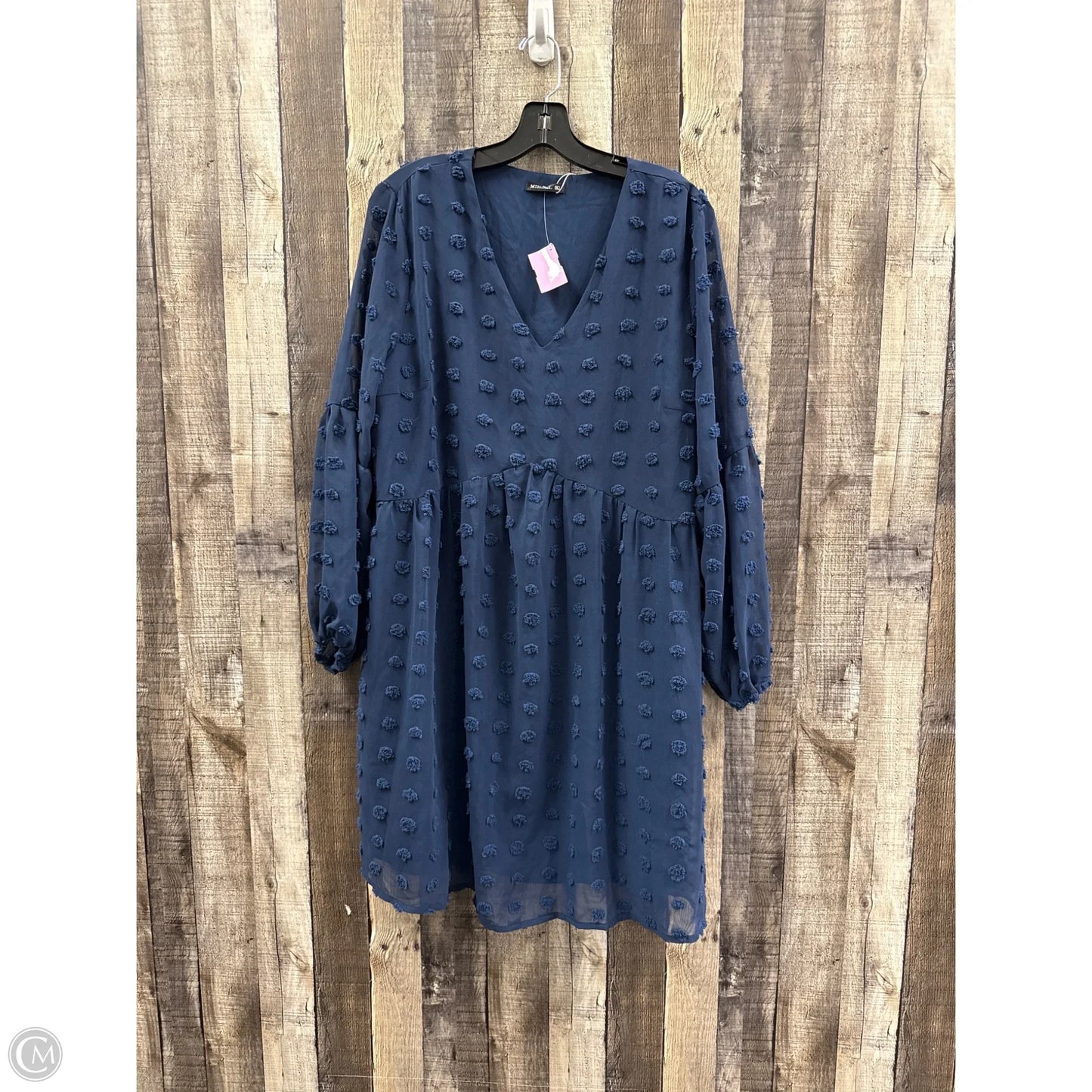 Dress Casual Midi By Miholl In Blue, Size: Xl