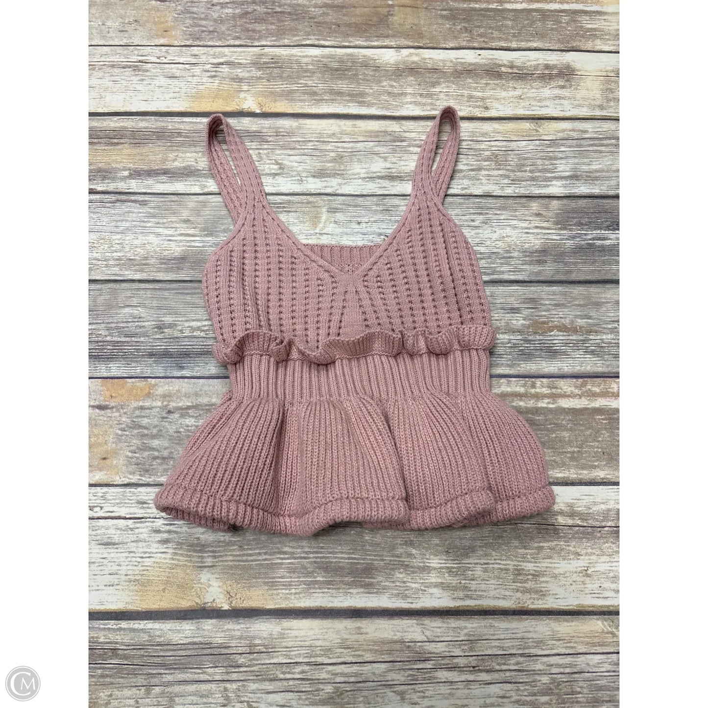 Top Sleeveless By Cmf In Pink, Size: M