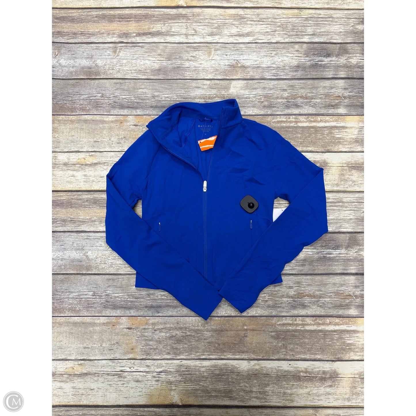 Athletic Jacket By Athleta In Blue, Size: M