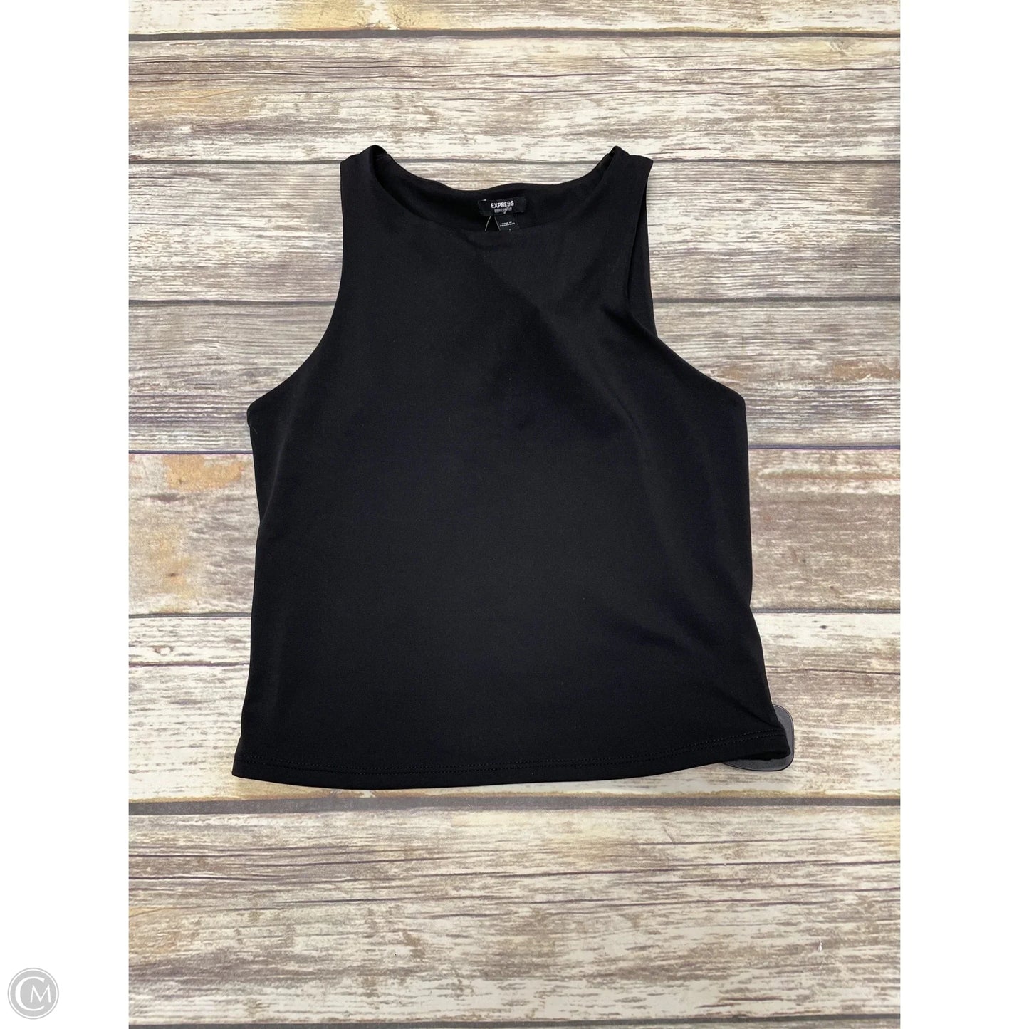Top Sleeveless Basic By Express In Black, Size: S