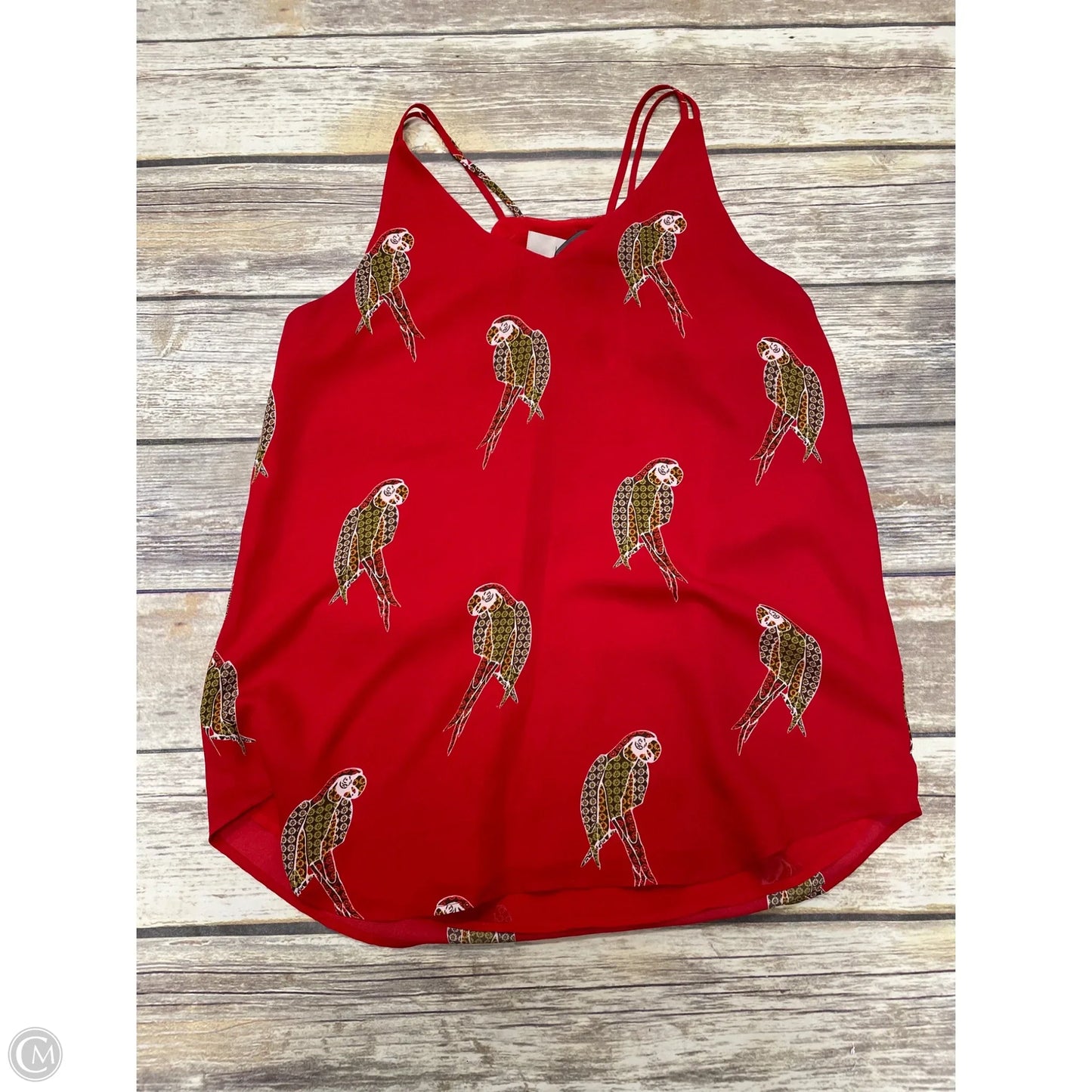 Top Sleeveless By Loft In Red, Size: Xsp