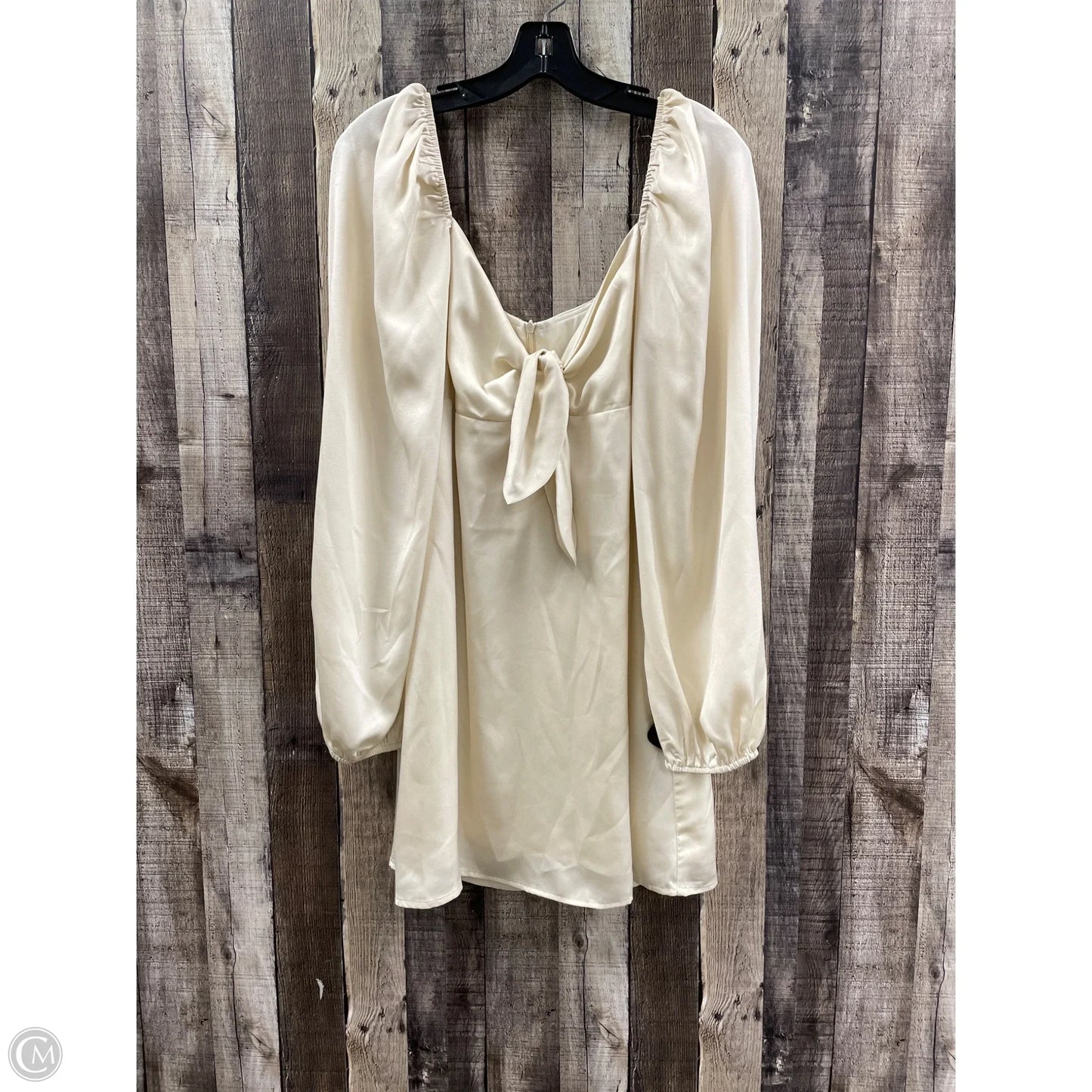 Dress Casual Midi By Timing In Cream, Size: L