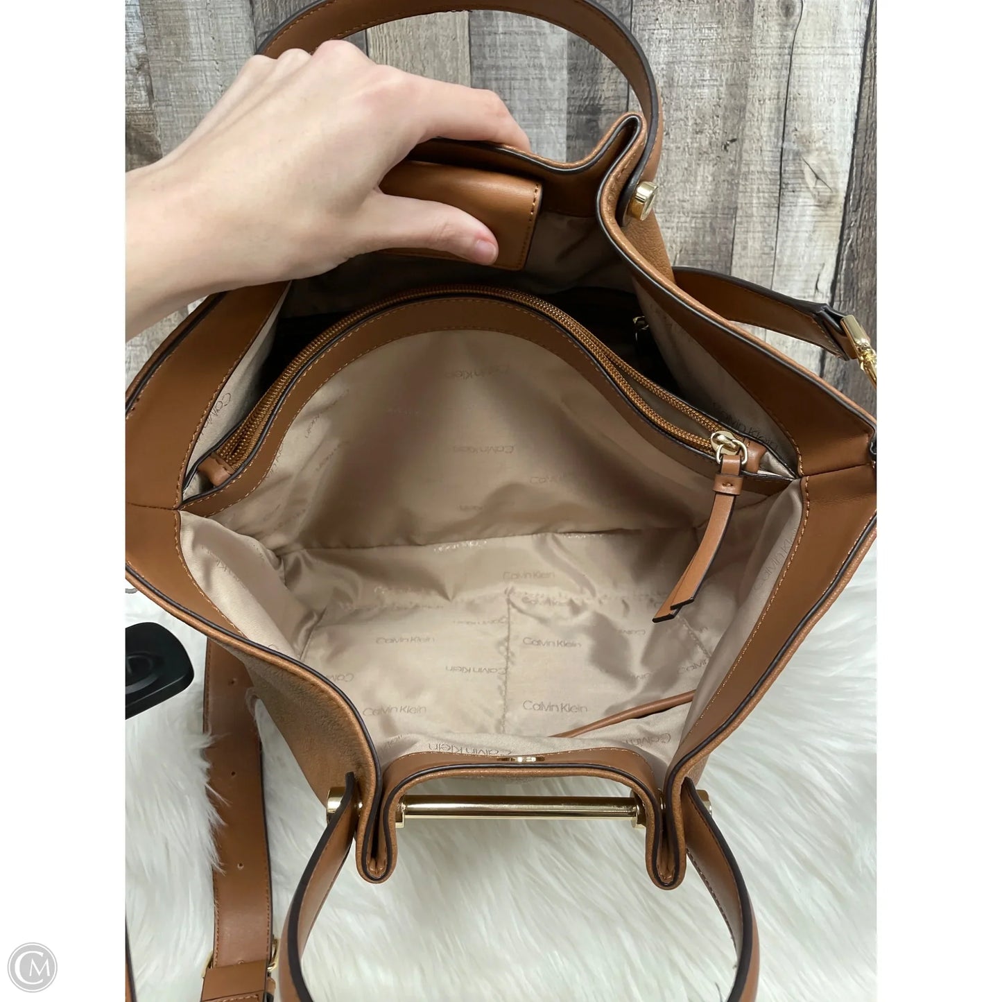 Handbag By Calvin Klein, Size: Medium