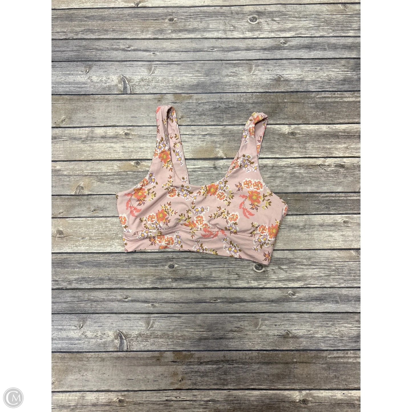 Athletic Bra By Cme In Floral Print, Size: M