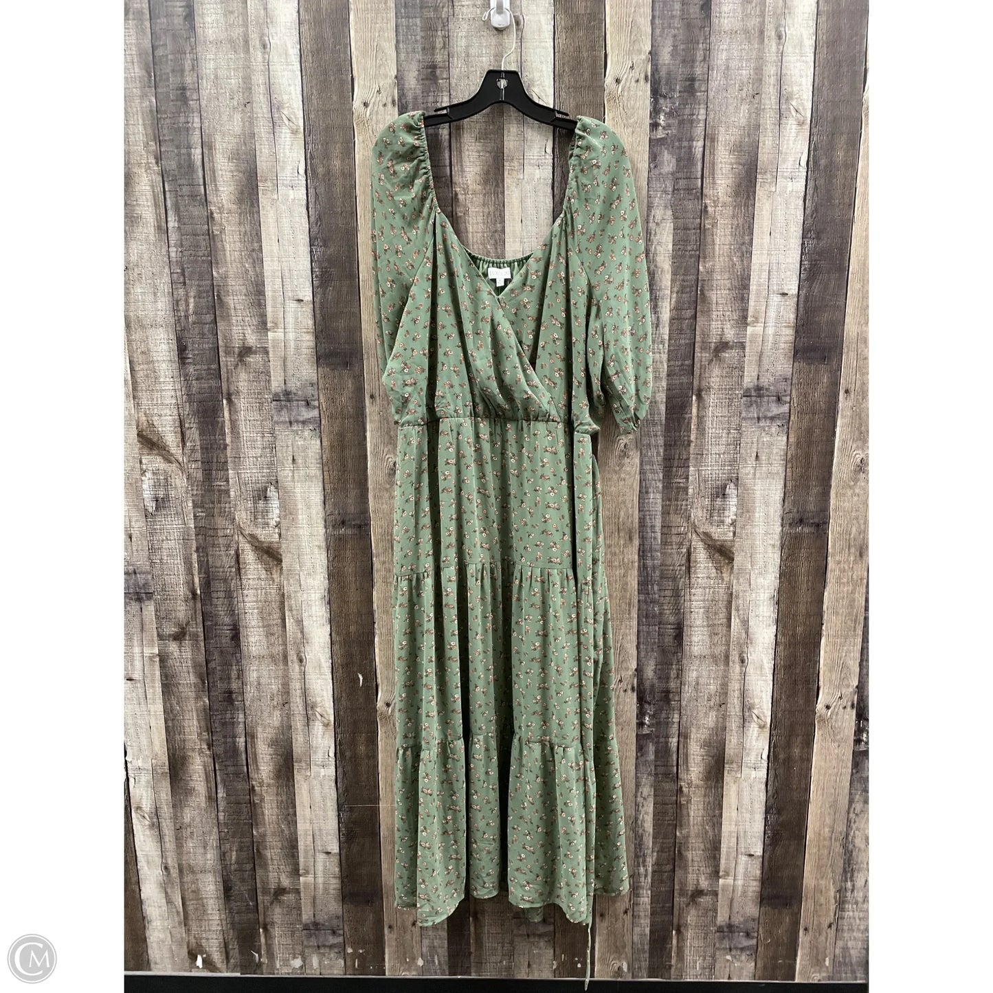 Dress Casual Maxi By Luxology In Green, Size: Xl