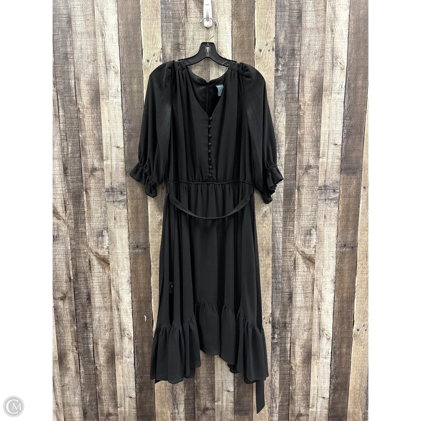 Dress Casual Maxi By Gabby Skye In Black, Size: 16