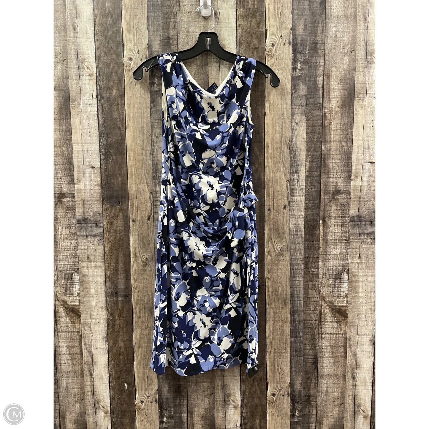 Dress Casual Midi By American Living In Blue, Size: 6