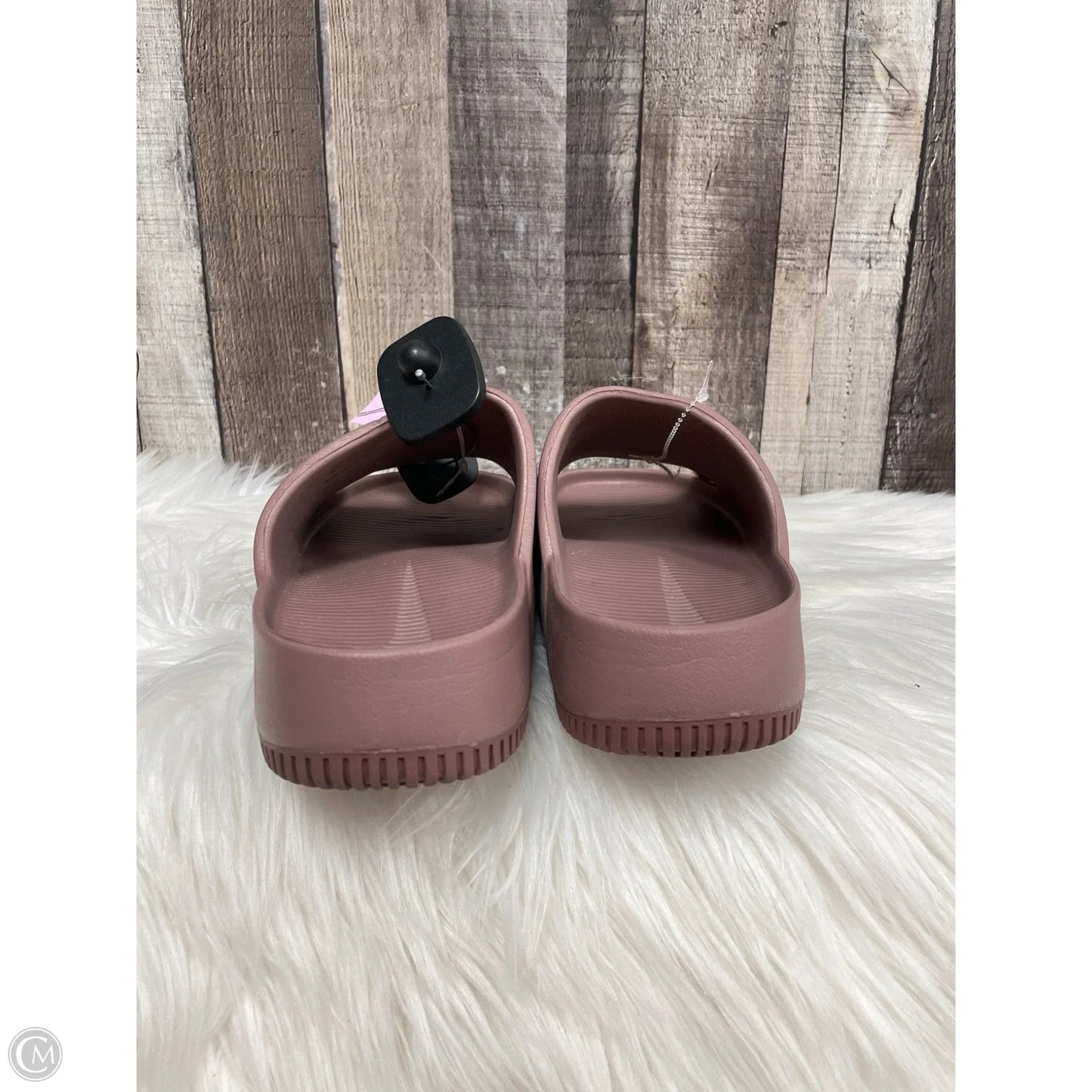 Sandals Flats By Nike In Pink, Size: 10