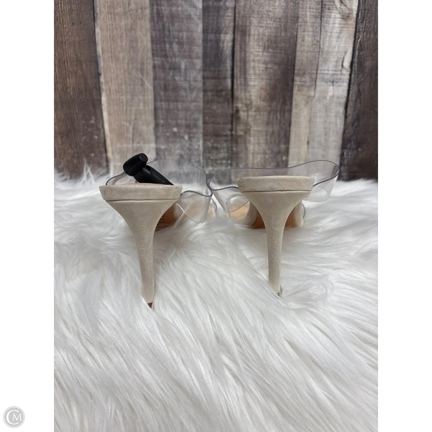 Sandals Heels Stiletto By Schutz In Brown, Size: 7