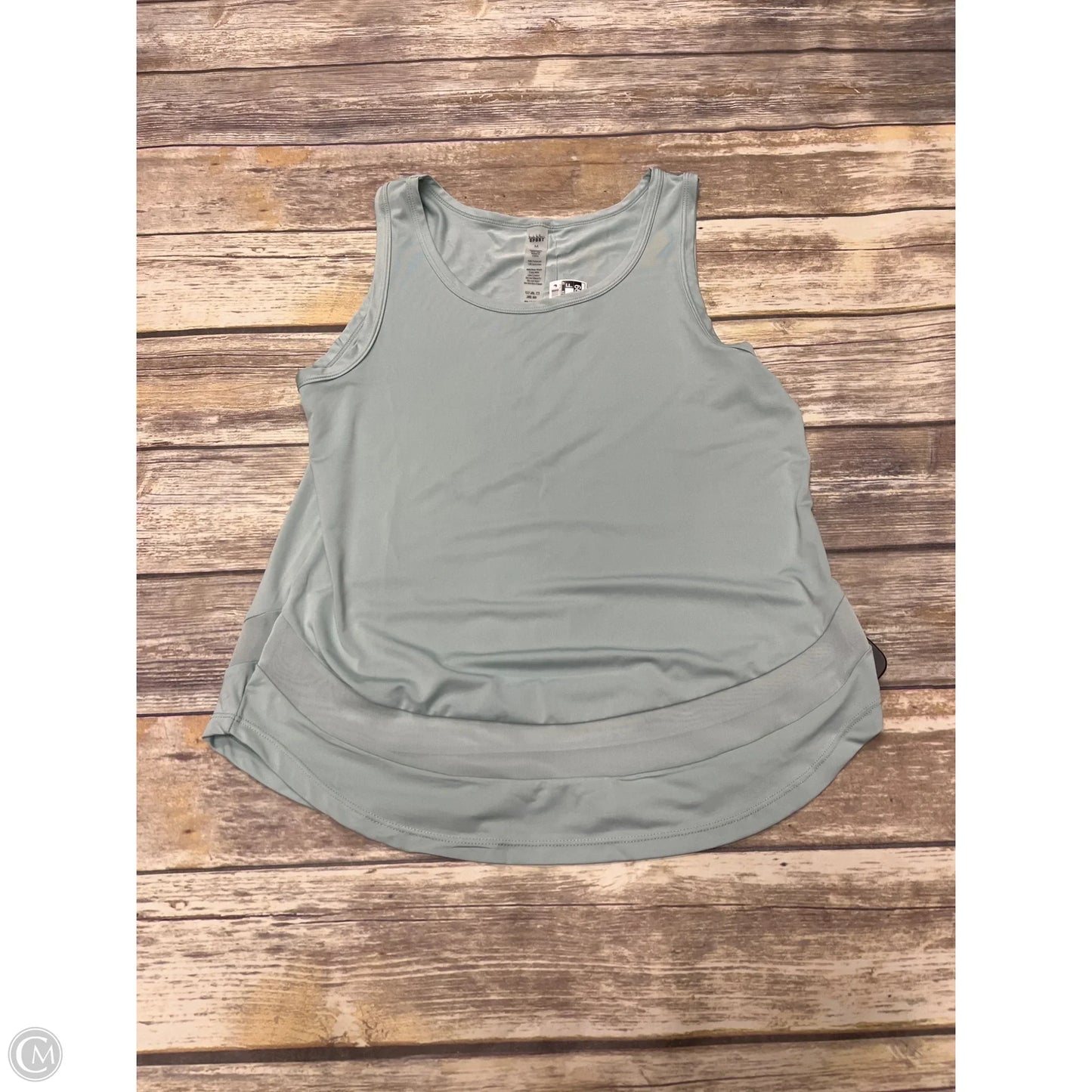 Athletic Tank Top By Nicole By Nicole Miller In Green, Size: M