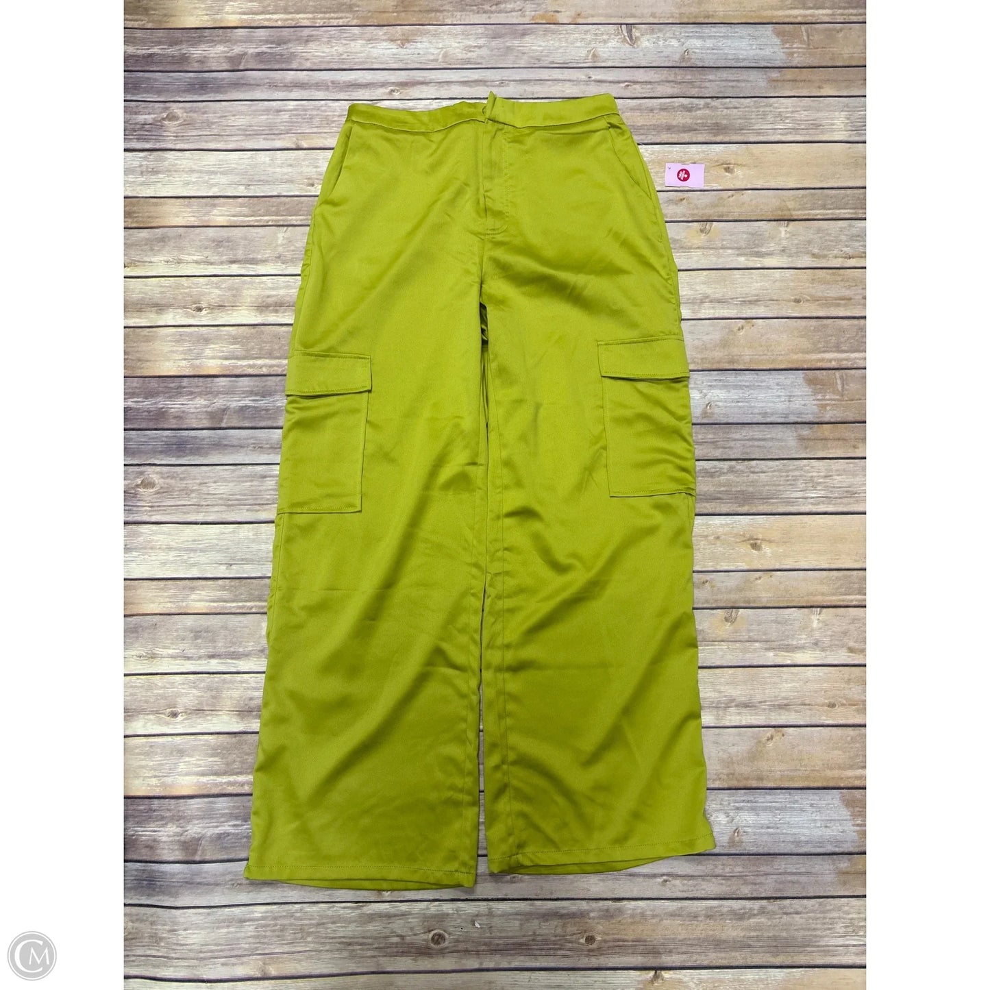 Pants Wide Leg By Haute Monde In Green, Size: L