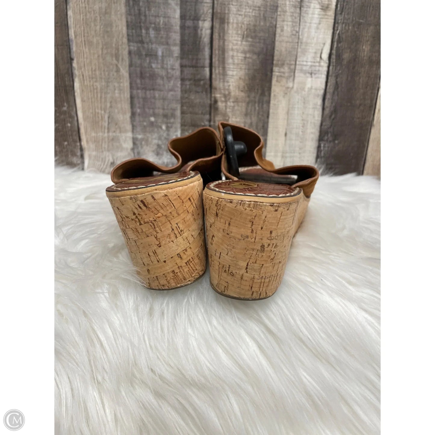 Sandals Heels Platform By Sam Edelman In Brown, Size: 9