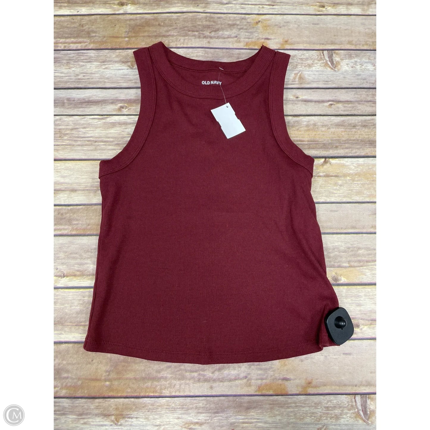 Top Sleeveless Basic By Old Navy In Red, Size: M