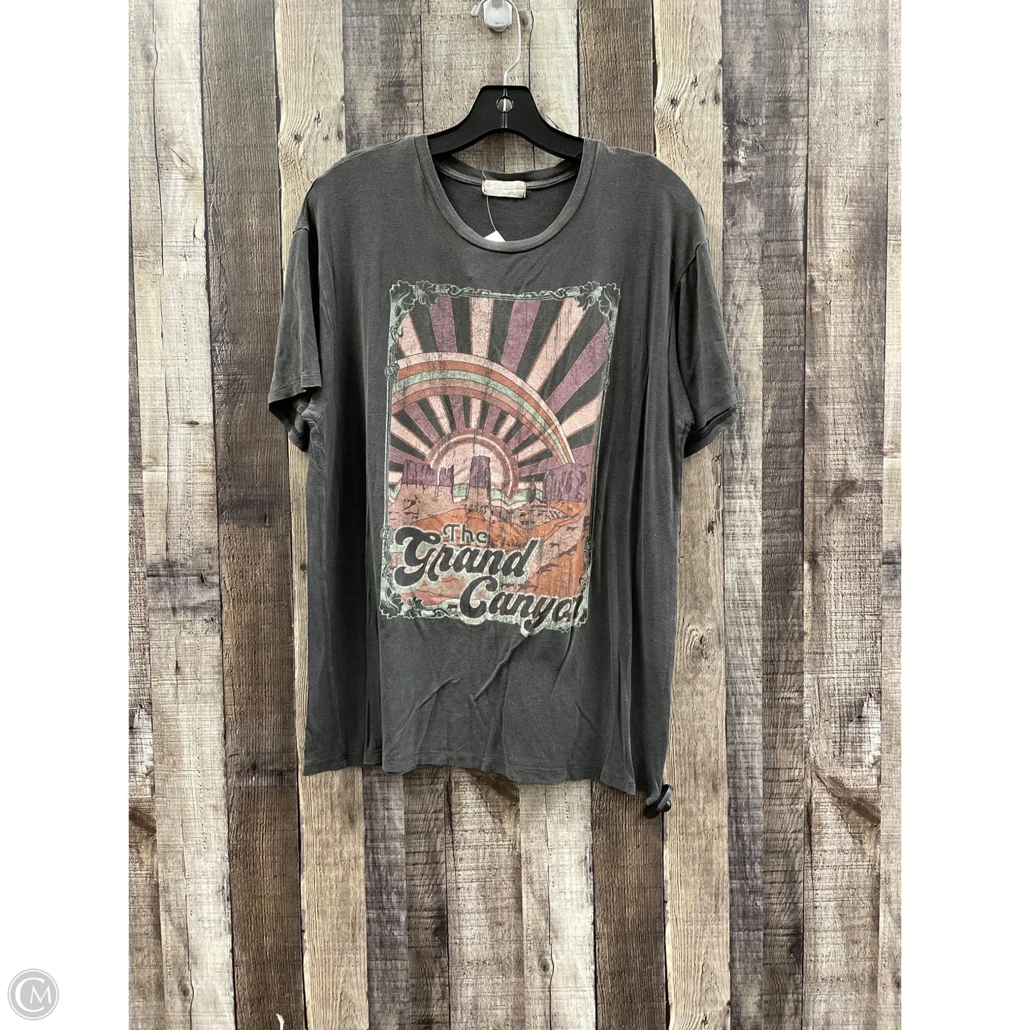 Top Short Sleeve By Altard State In Grey, Size: Xs