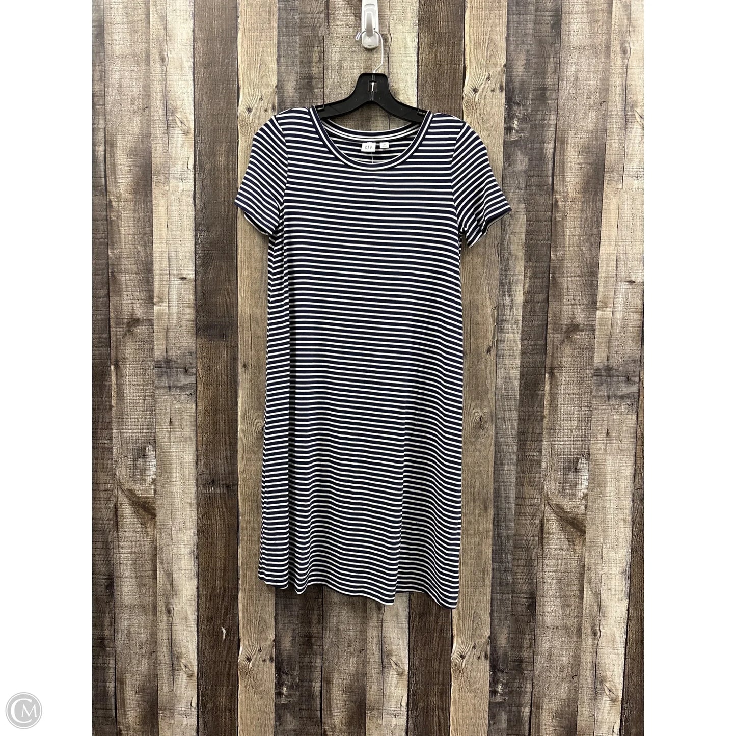 Dress Casual Short By Gap In Blue & White, Size: Xs