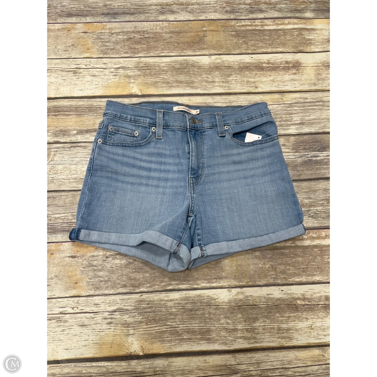 Shorts By Levis In Blue Denim, Size: 8