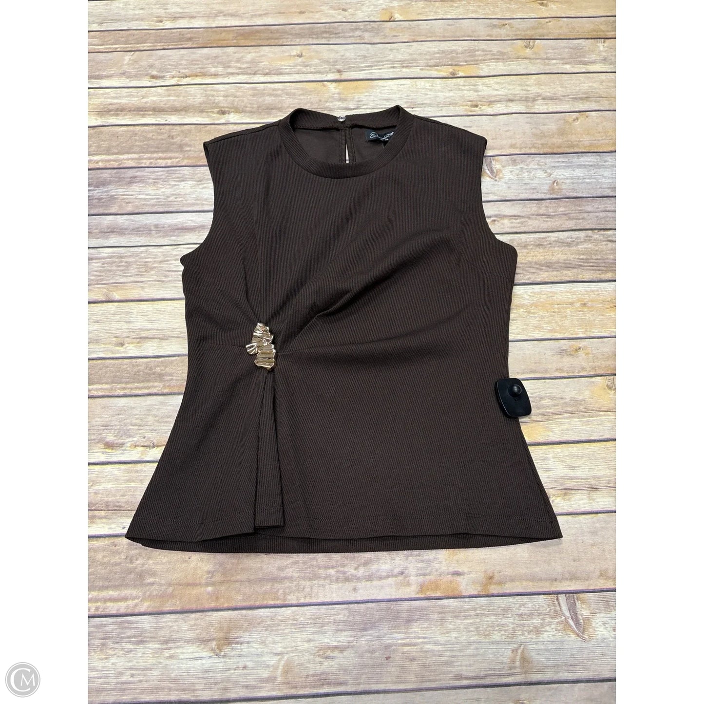 Tank Top By Cme In Brown, Size: M