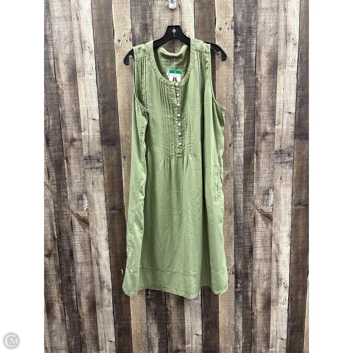 Dress Casual Short By Coldwater Creek In Green, Size: Xl