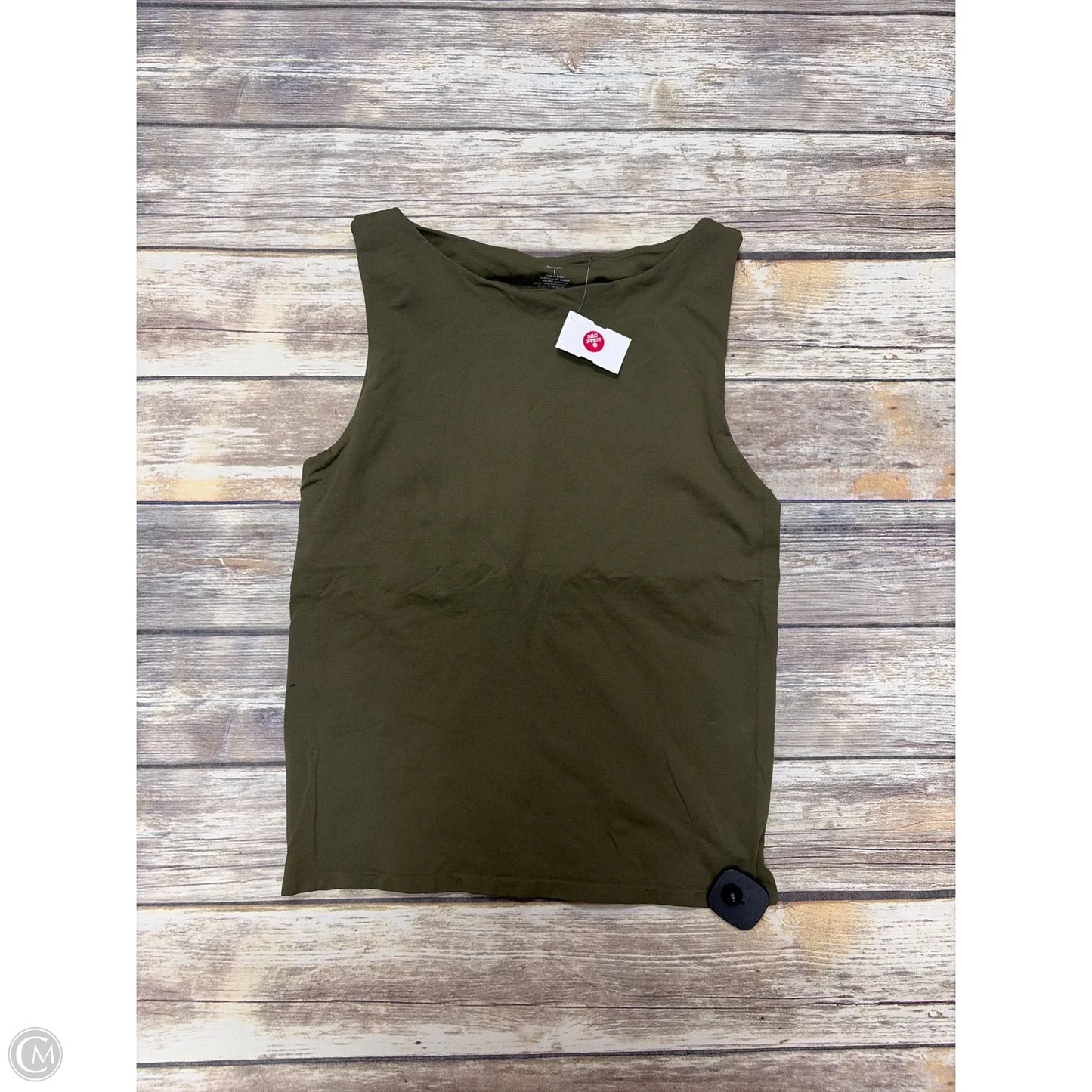 Top Sleeveless Basic By Cme In Green, Size: L