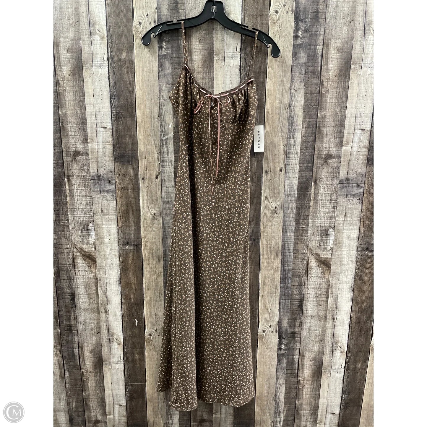 Dress Casual Maxi By Pacsun In Brown, Size: S
