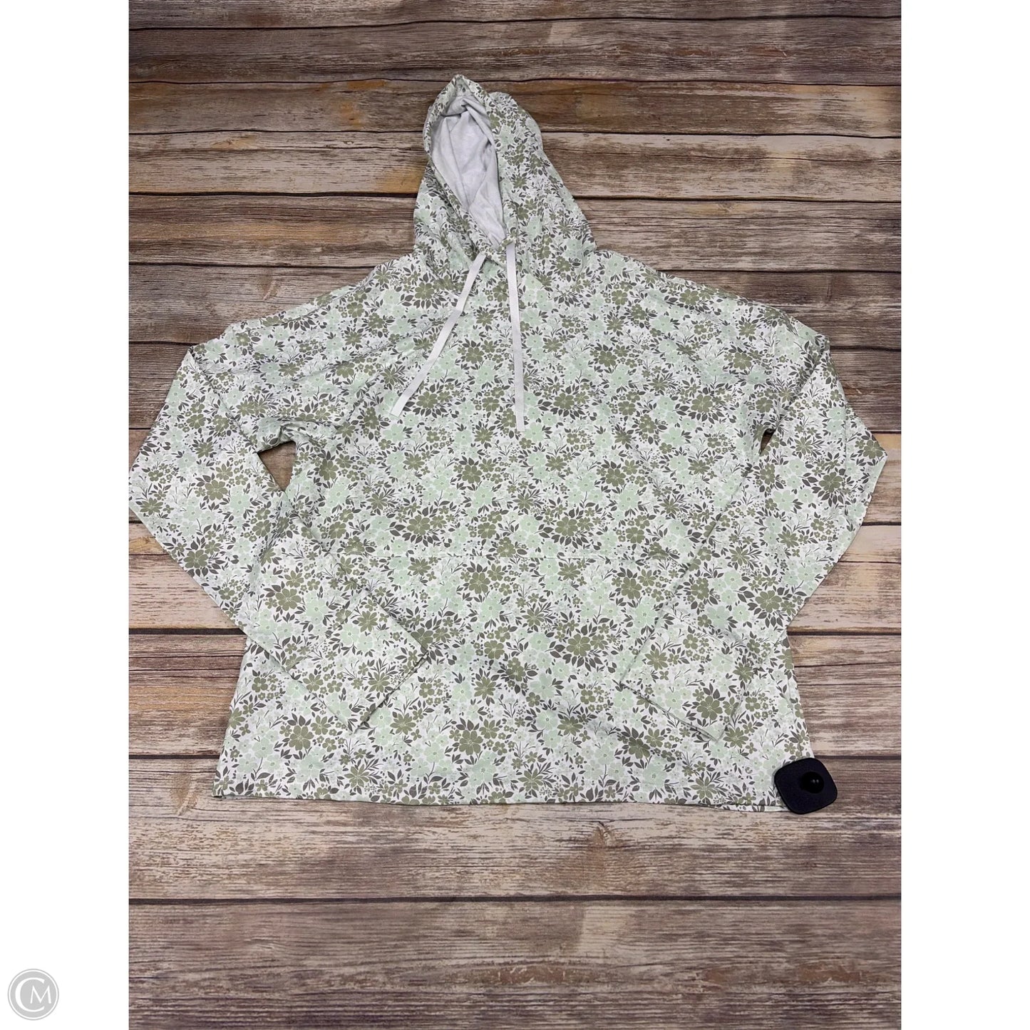 Athletic Top Long Sleeve Collar By Gerry In Green, Size: M