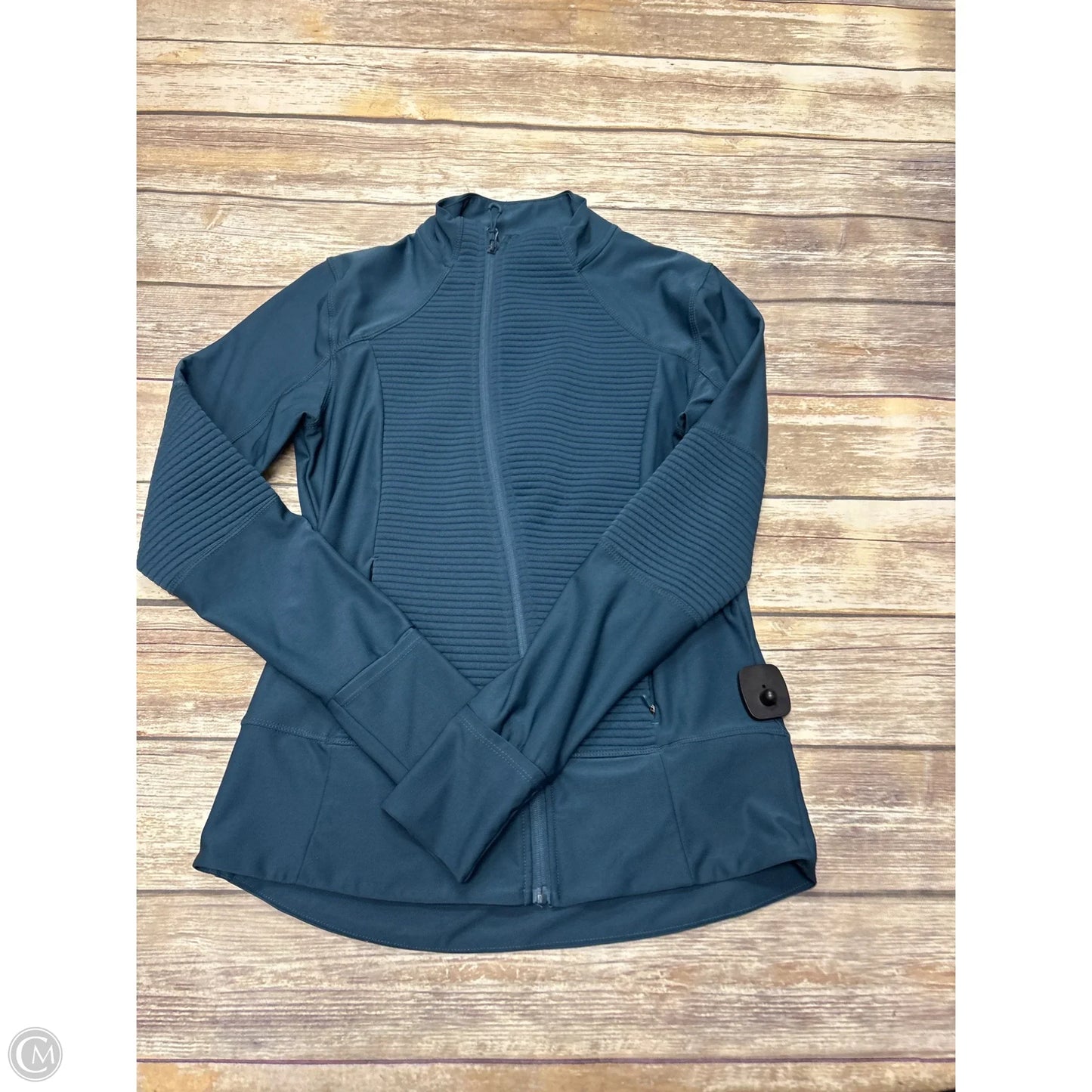 Athletic Jacket By Mondetta In Blue, Size: M