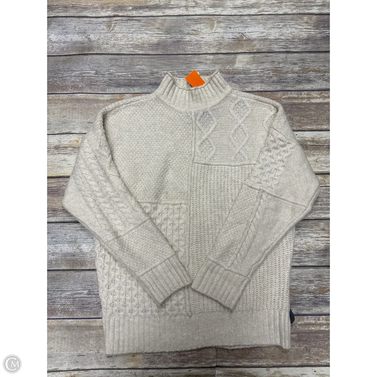 Sweater By American Eagle In White, Size: Xs