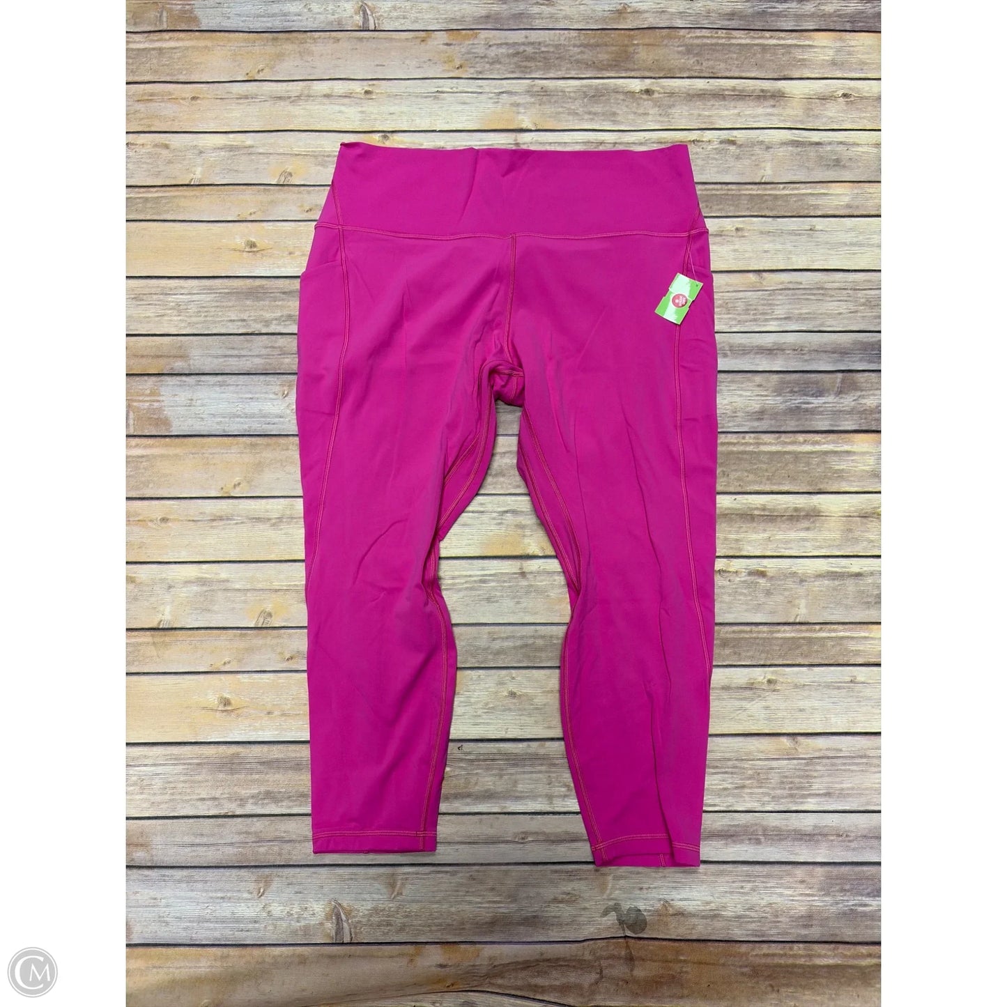 Athletic Leggings By Lululemon In Pink, Size: 18