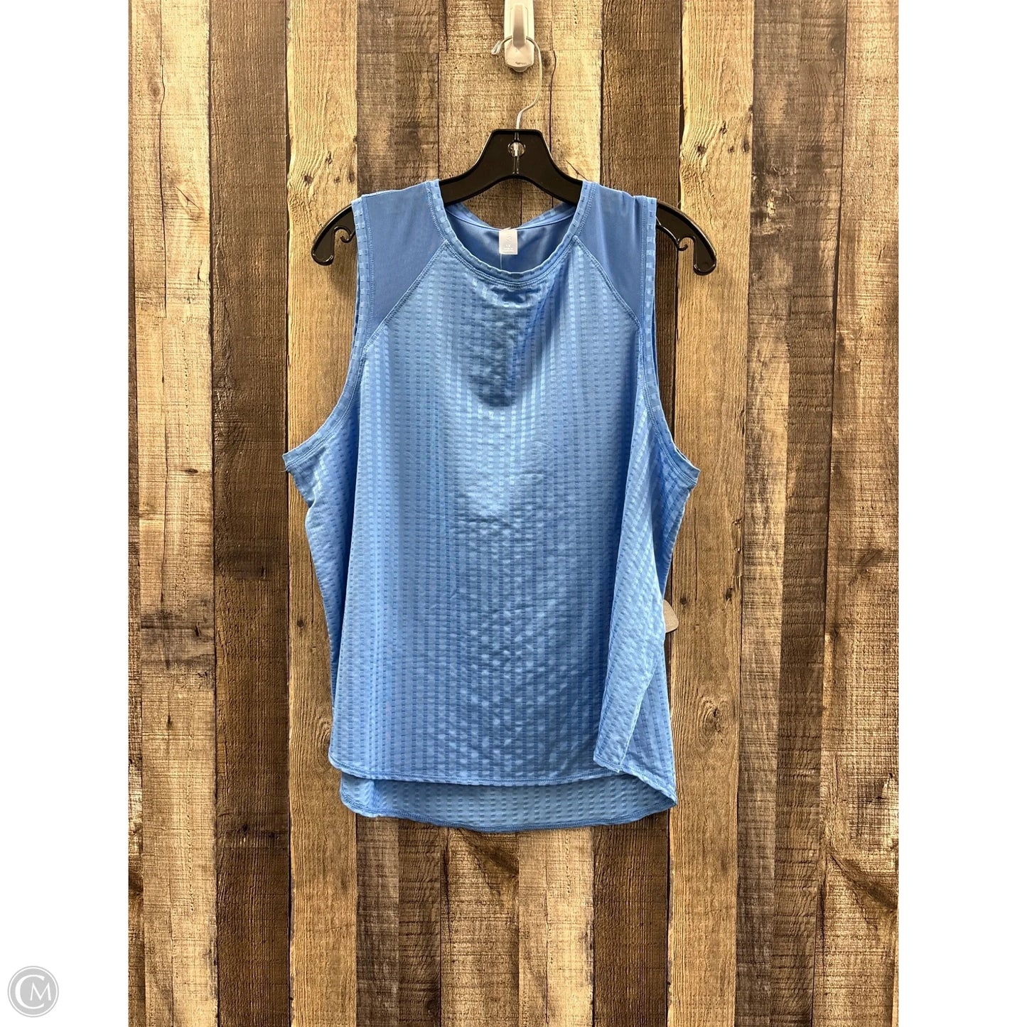 Athletic Tank Top By Cme In Blue, Size: 1x