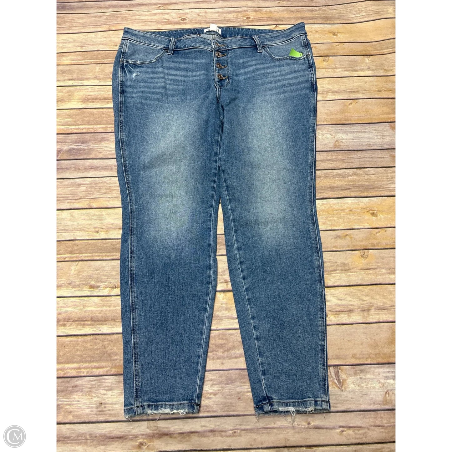 Jeans Skinny By Maurices In Blue, Size: 16