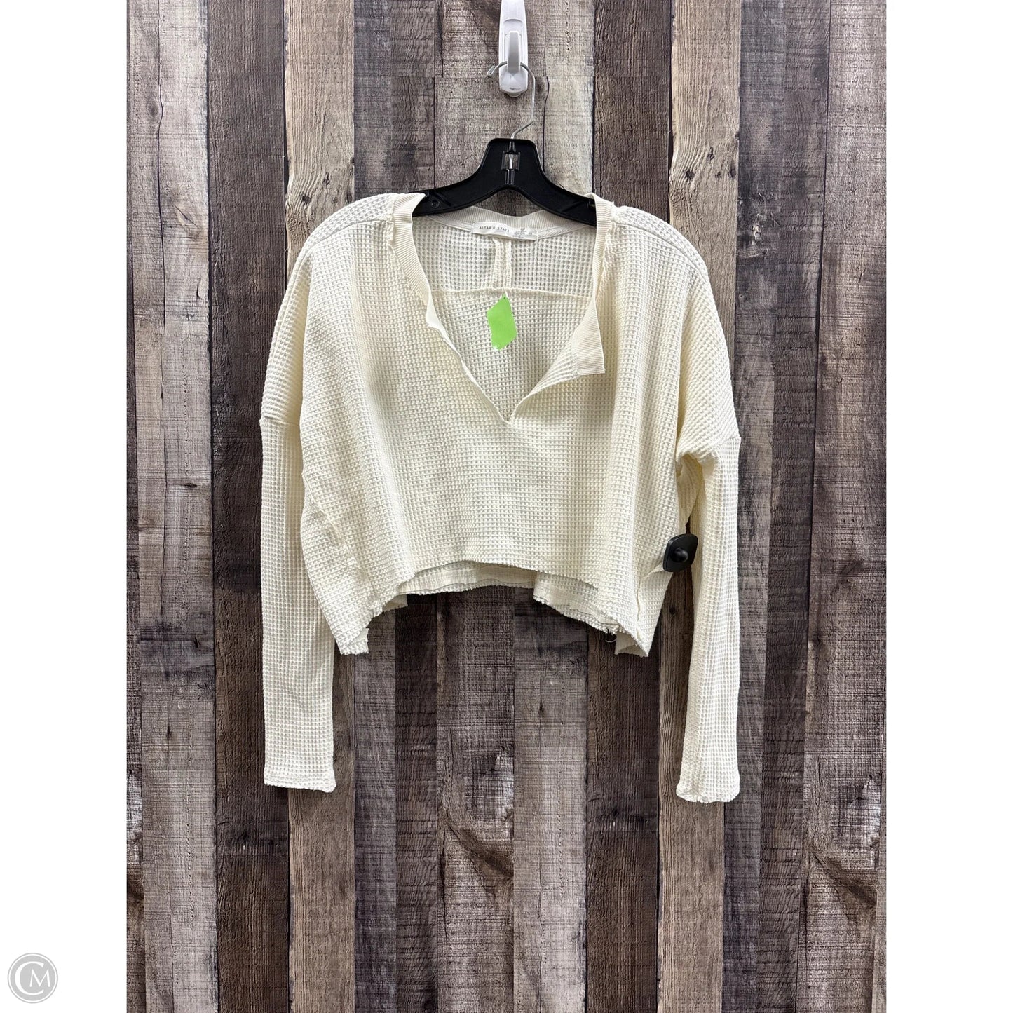 Top Long Sleeve By Altard State In White, Size: Xs