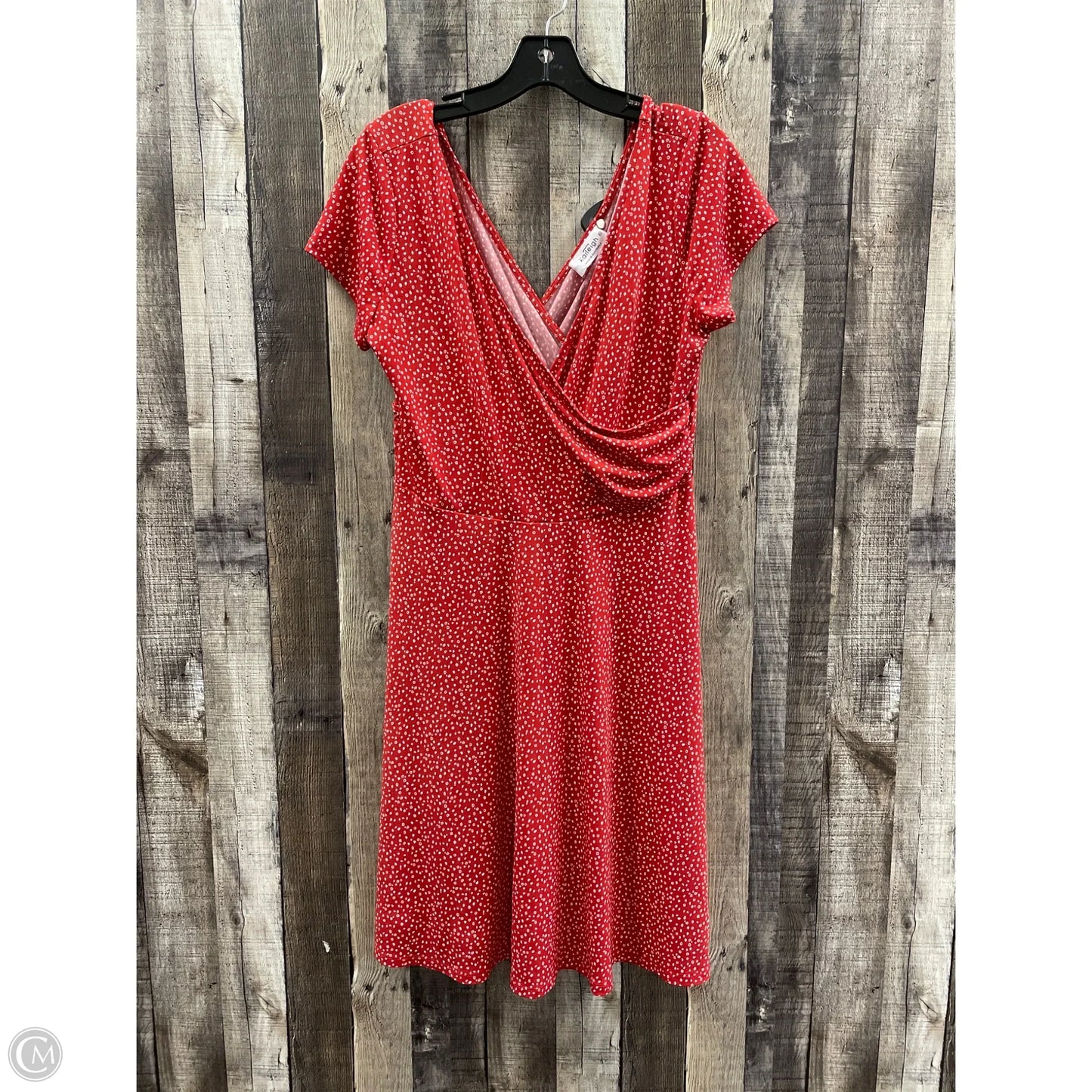 Dress Casual Midi By Kaileigh In Red, Size: Xl